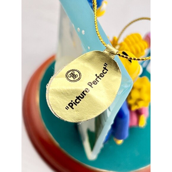 SIMPSONS Bradford Christmas Ornament Illuminated “Picture Perfect” w/Tags Homer - Picture 7 of 8